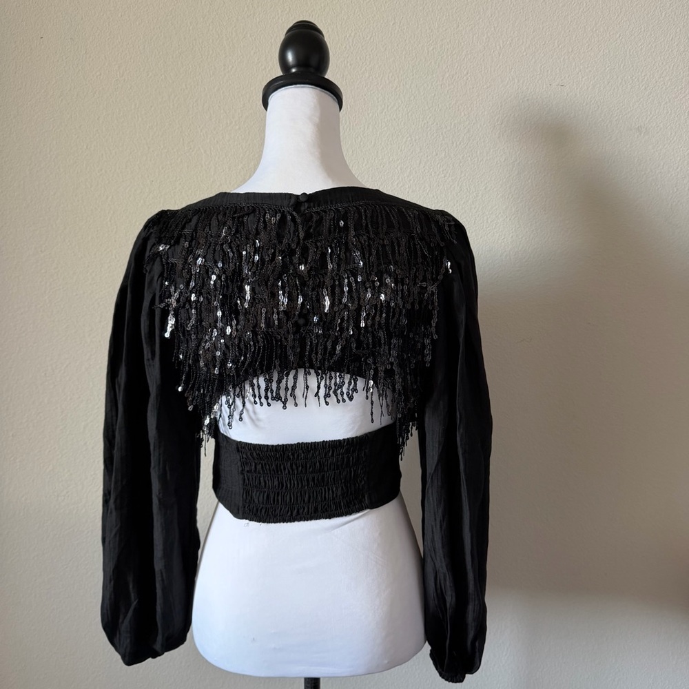 Current Air Sequin-Back Top from Anthropologie.